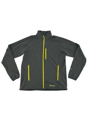 Marmot Men's Softshell Tempo Jacket | Grey & Yellow | Large **NEW